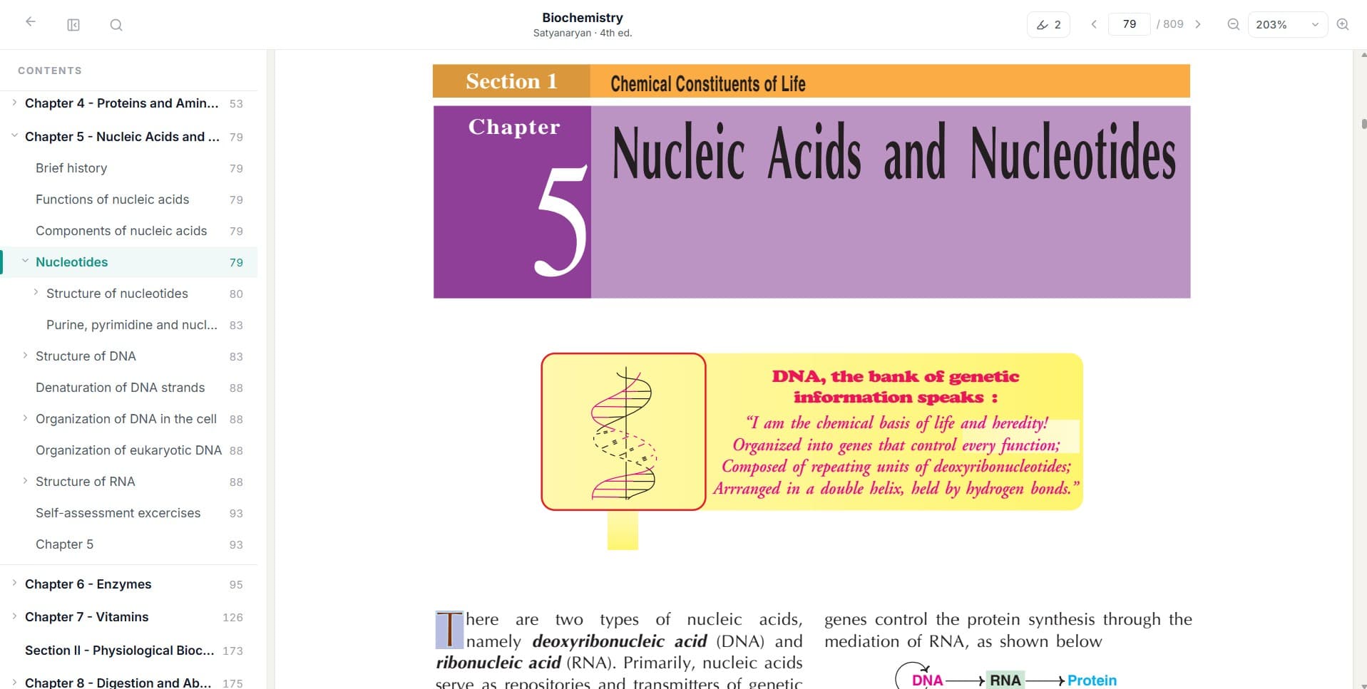 Library open at the exact book page linked to the question